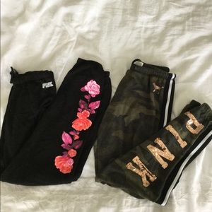 PINK army sweatpants pack of two